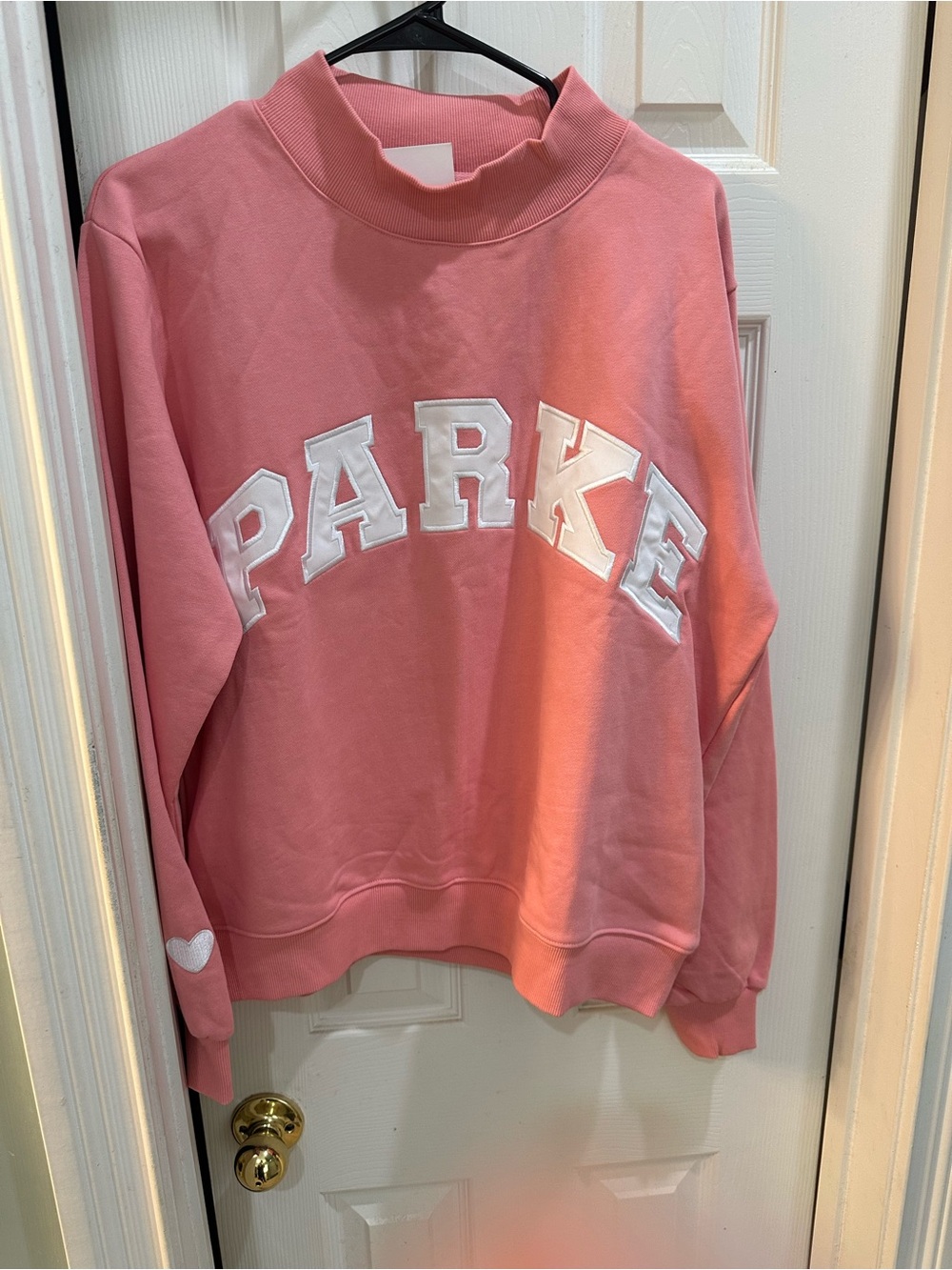 Parke Pink Pullover Sweatshirt